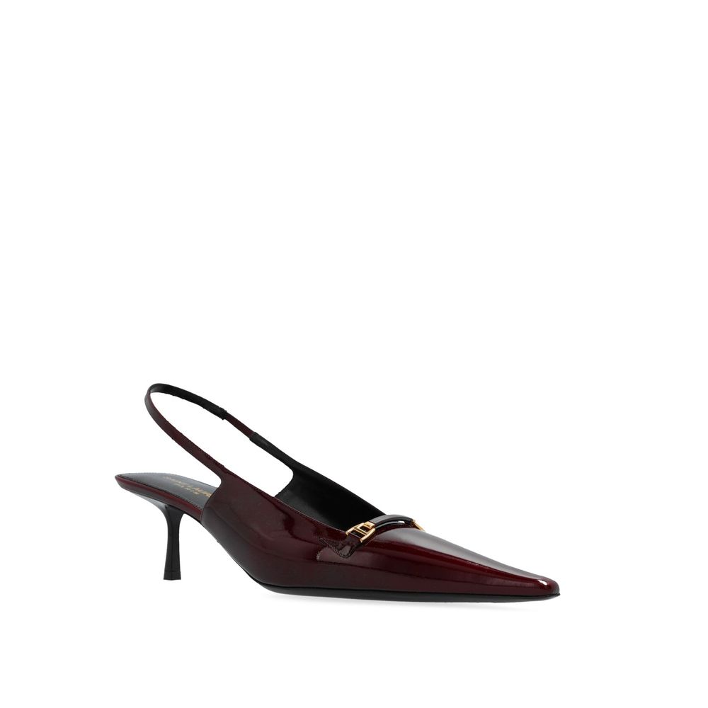 'Carine' Leather Slingback Pumps