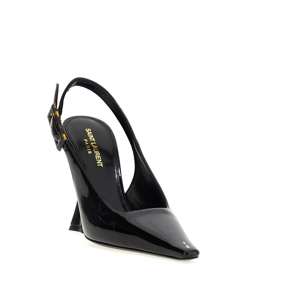 'Dune' Leather Slingback Pumps