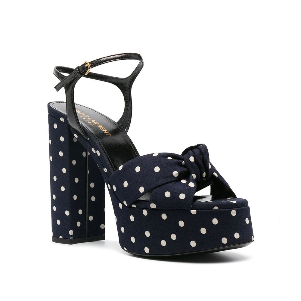 Bianca Polka-Dot Sandals