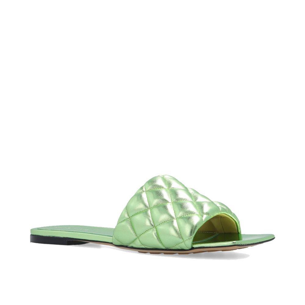 Green Calfskin Sandals