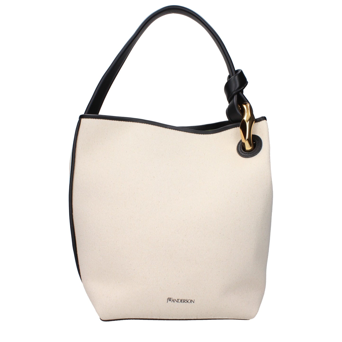 Beige Fabric Handbags