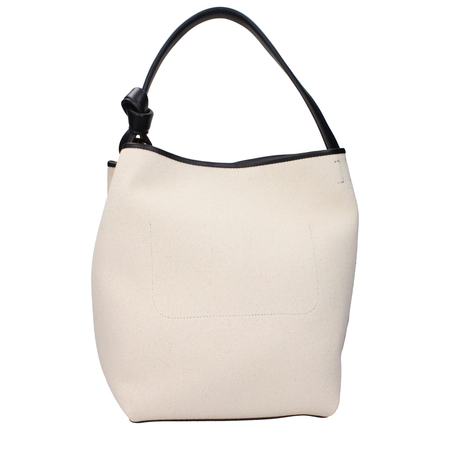 Beige Fabric Handbags