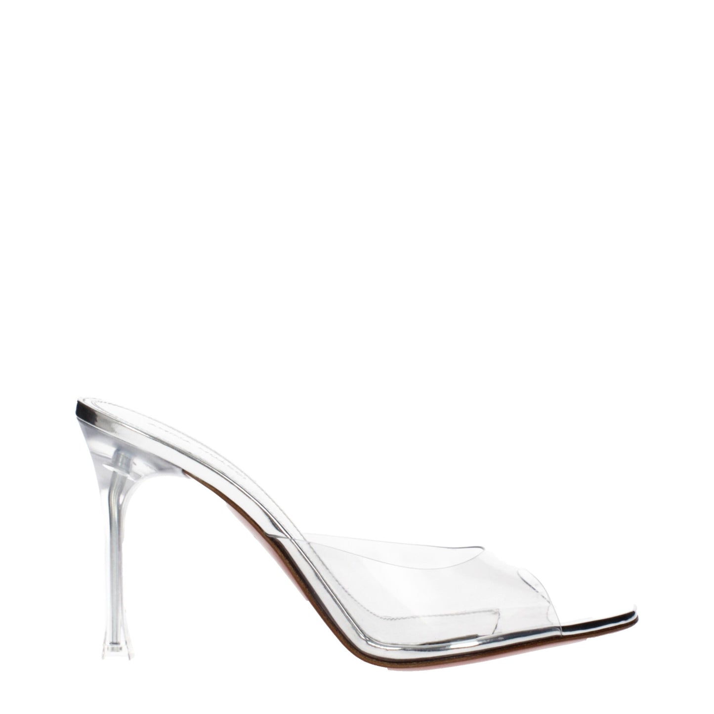 Transparent Pvc Stiletto Heel Sandals