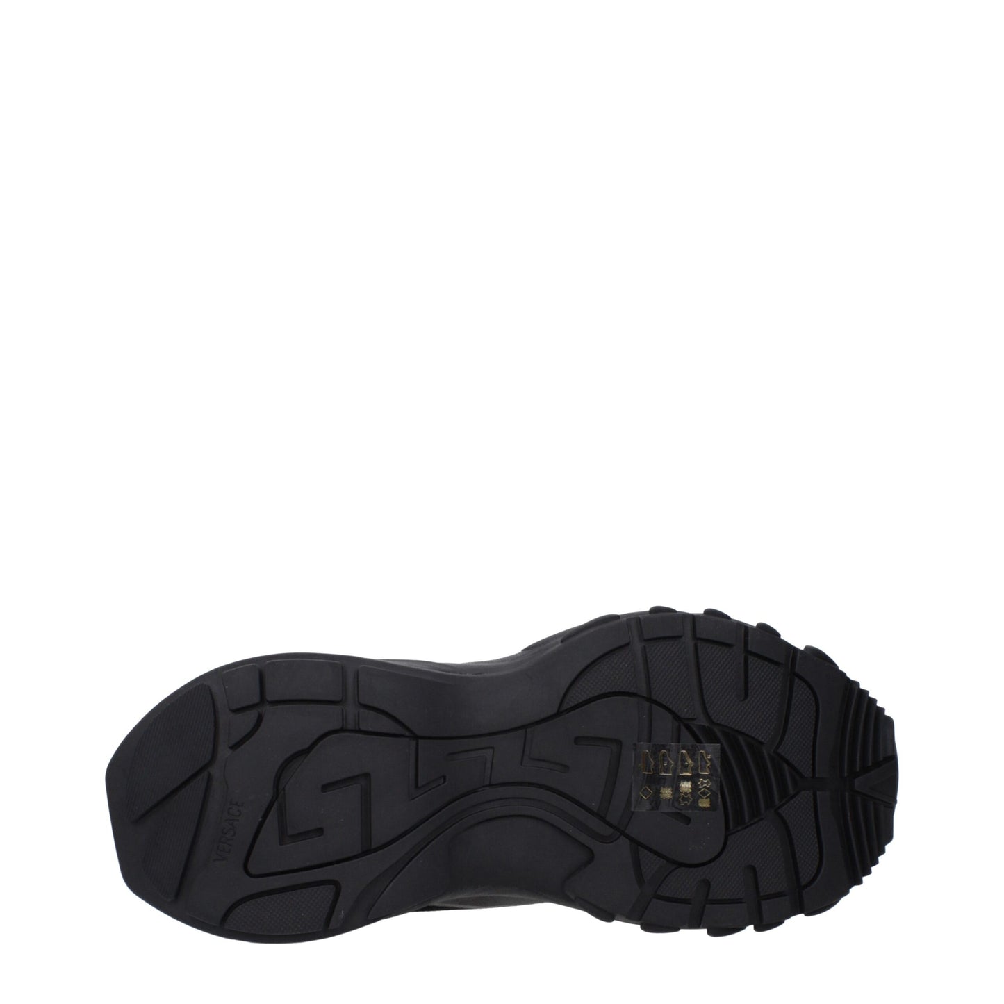 Black Fabric Athletic Sneakers