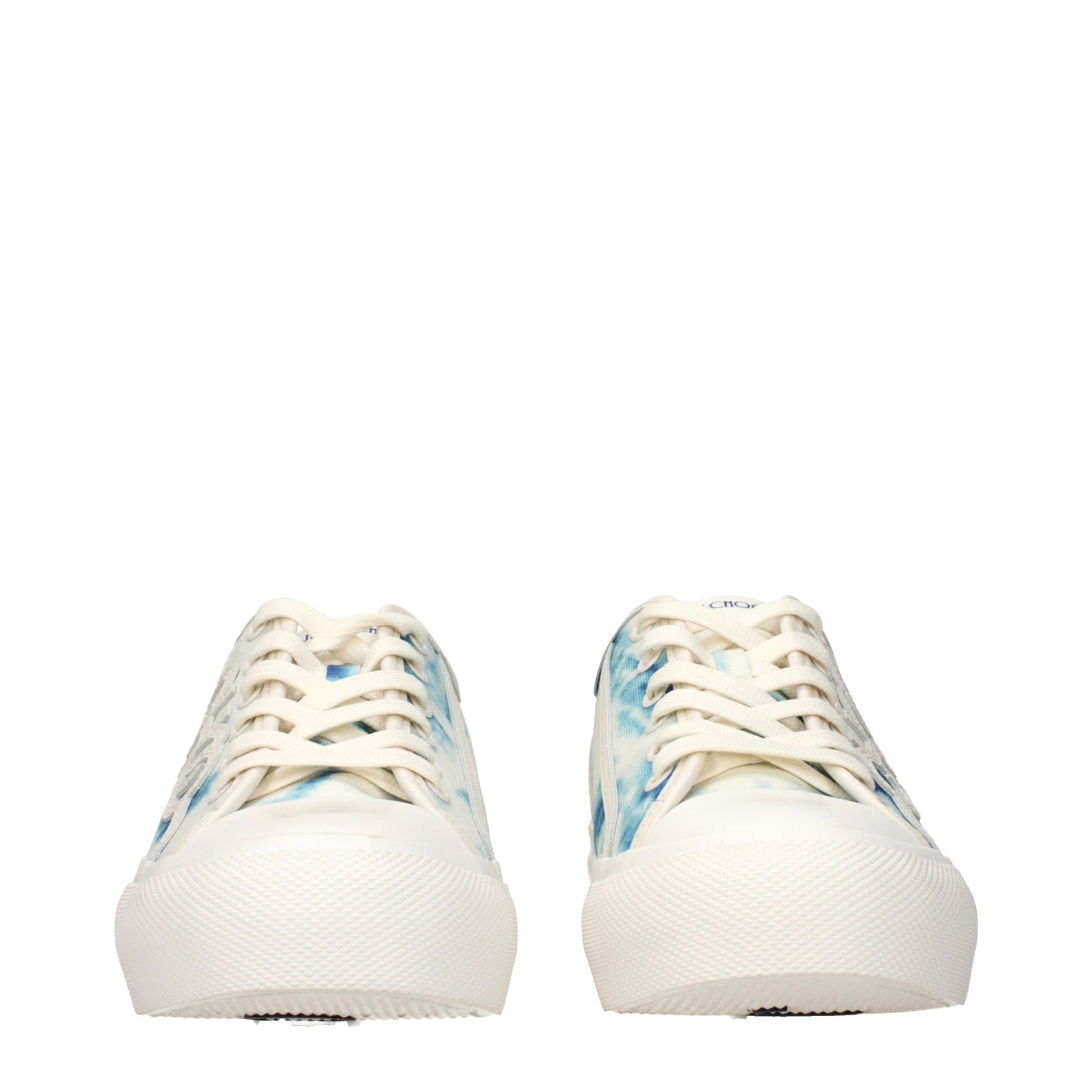 Beige Fabric Low Top Sneakers