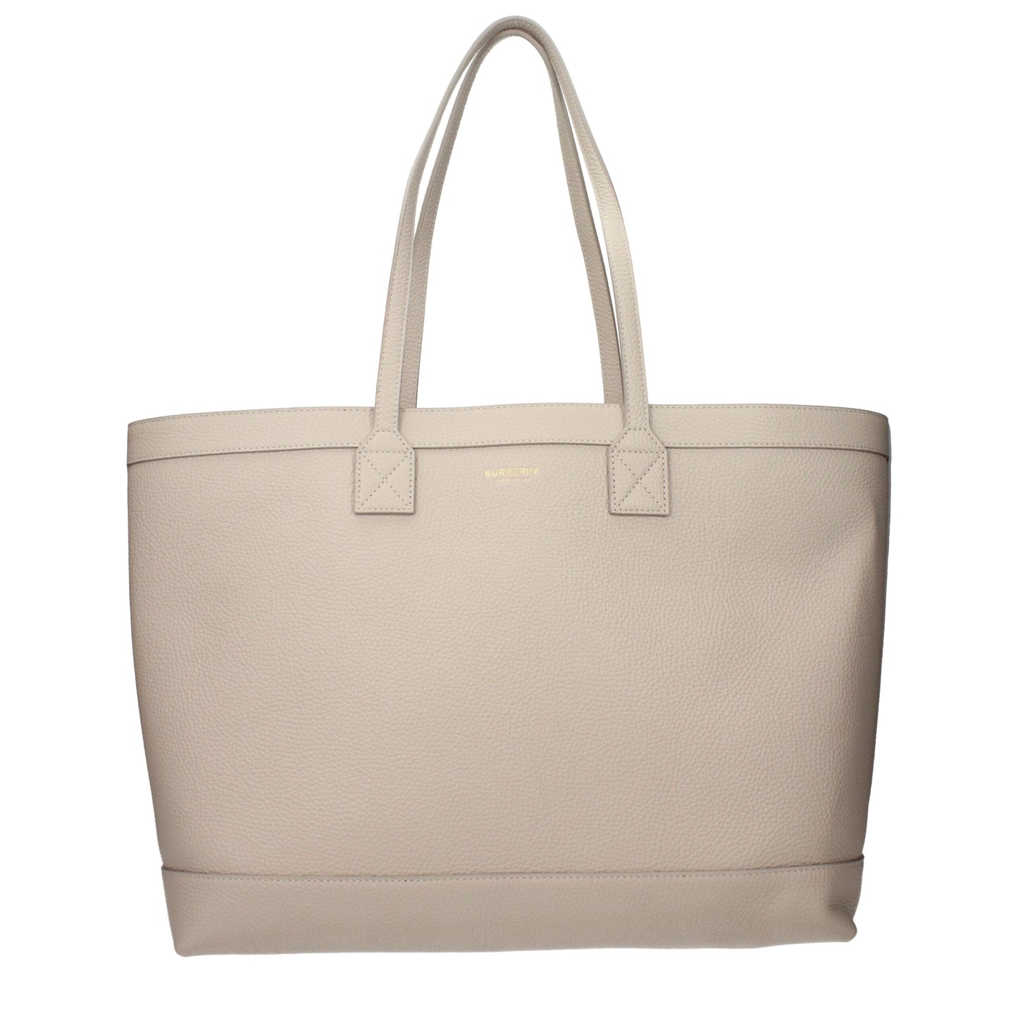 Beige Leather Shoulder Bag