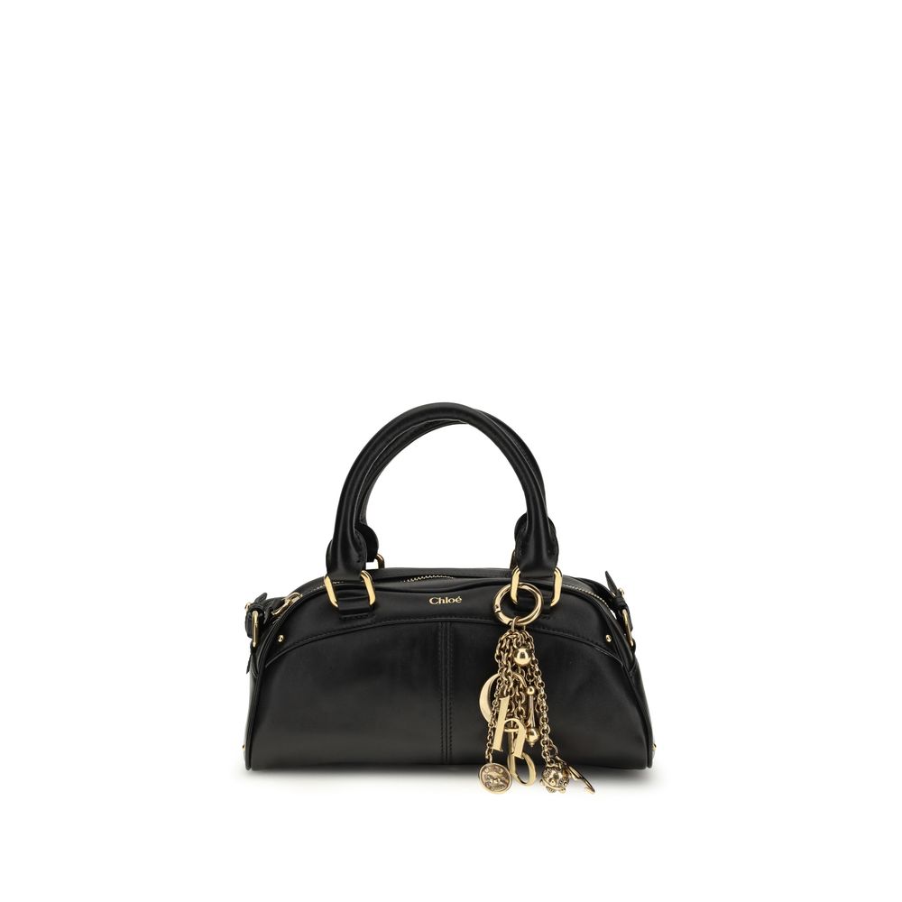 Black Calf Leather Bos Taurus Handbag