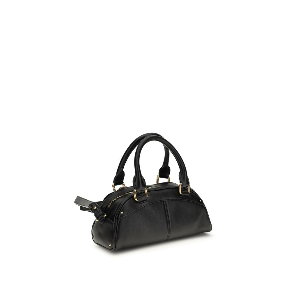 Black Calf Leather Bos Taurus Handbag
