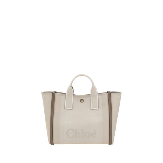 Beige Cotton Handbag
