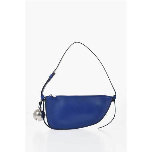 Leather SHIELD SLING Shoulder Bag with Silver-Tone Charm
