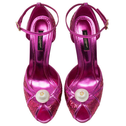 Fuchsia Calfskin Sandal