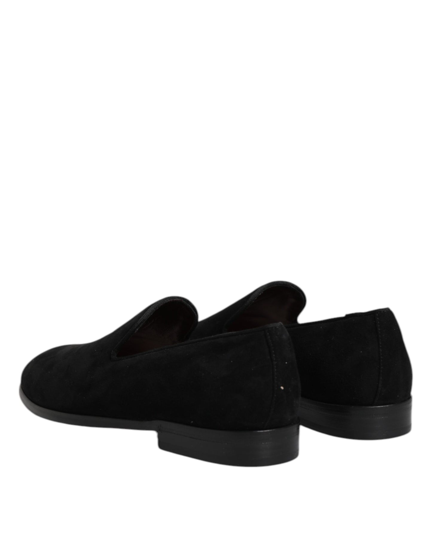 Black Suede Slip On Loafers Formal Shoes