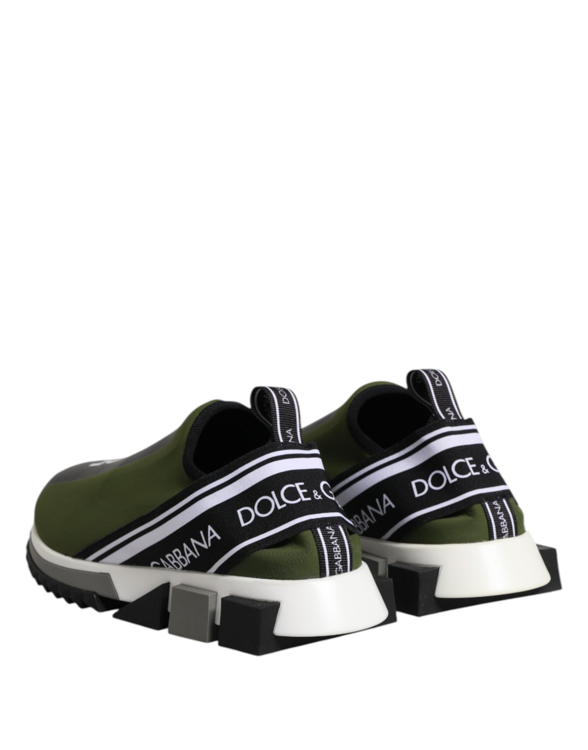 Green Black Slip On Sorrento Sneakers Shoes