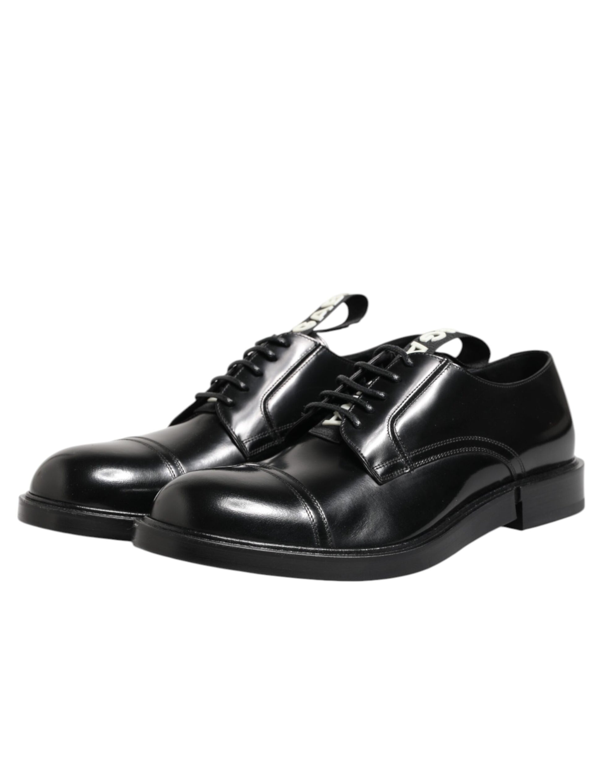Black Leather Dress Lace Up Men Formal Shoes