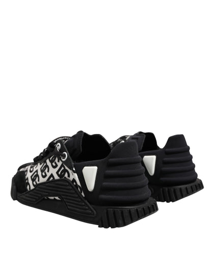 Black Logo Lace Up Low Top NS1 Sneakers Shoes