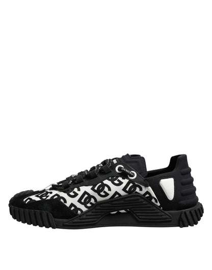 Black Logo Lace Up Low Top NS1 Sneakers Shoes