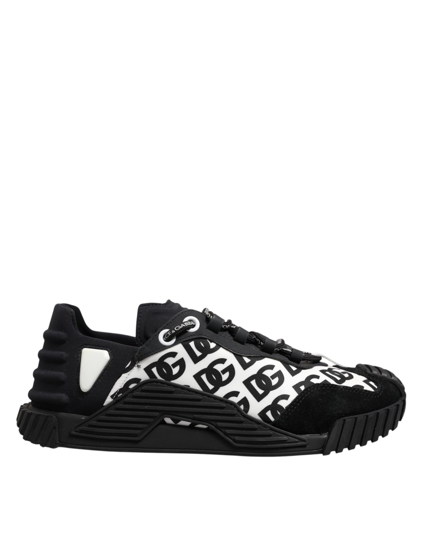 Black Logo Lace Up Low Top NS1 Sneakers Shoes