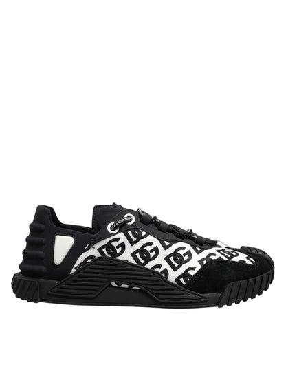 Black Logo Lace Up Low Top NS1 Sneakers Shoes