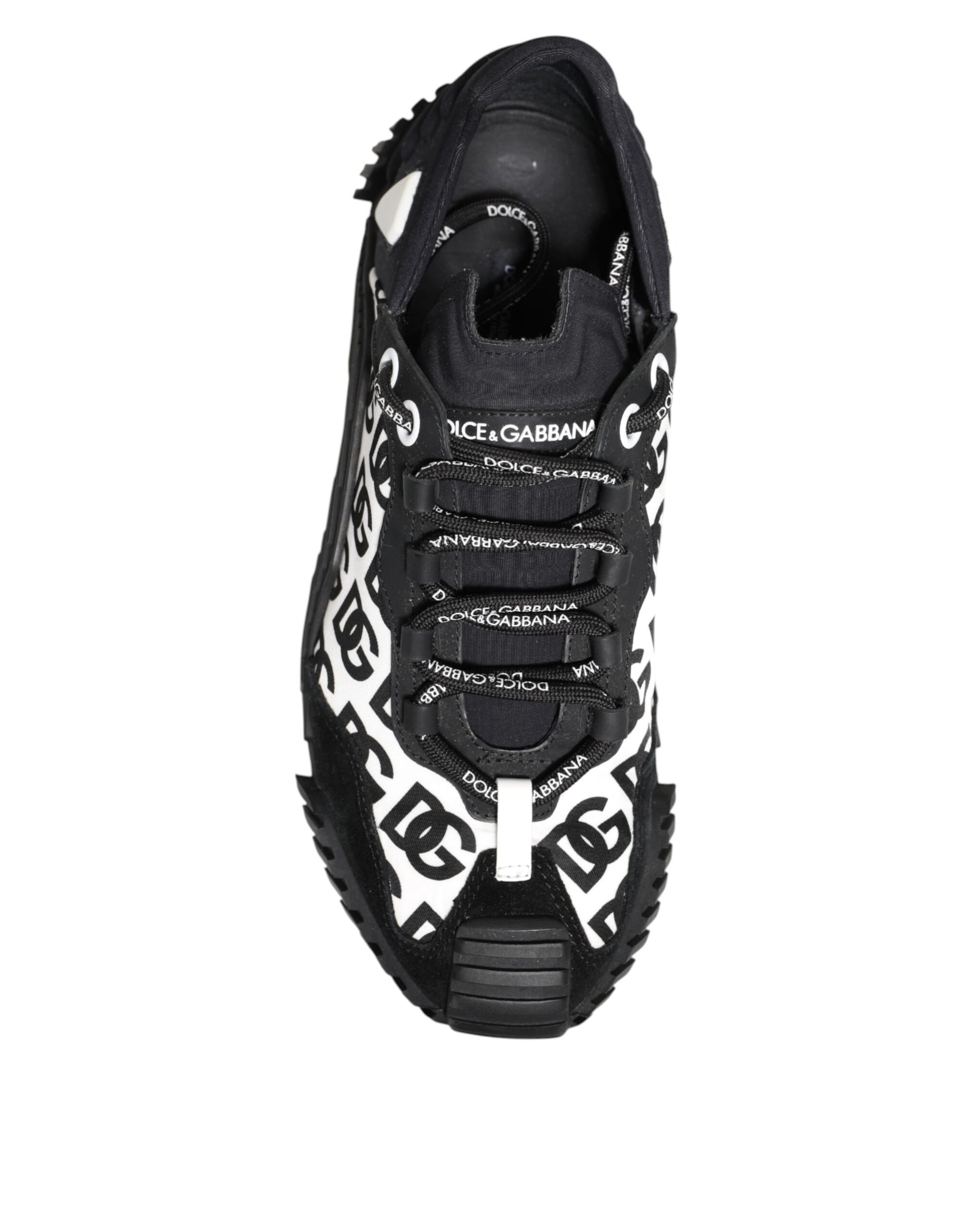 Black Logo Lace Up Low Top NS1 Sneakers Shoes