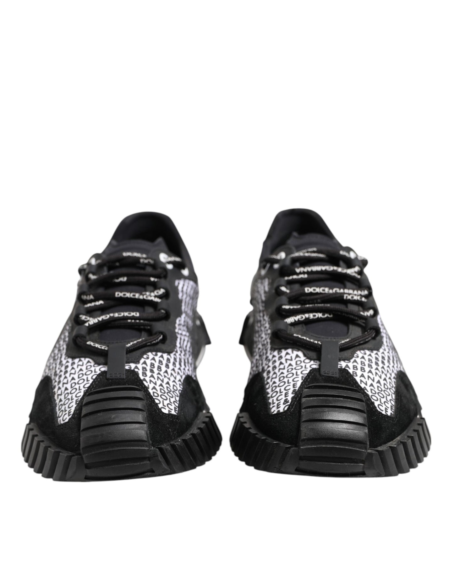 Black Logo Lace Up Low Top NS1 Sneakers Shoes