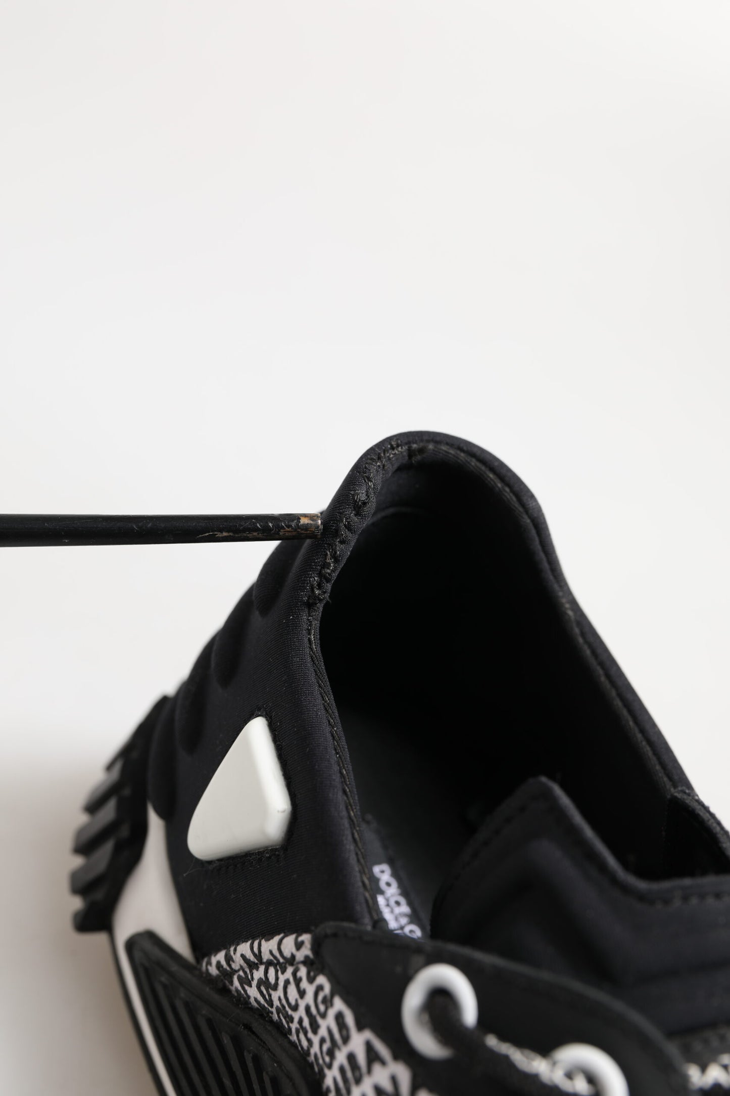 Black Logo Lace Up Low Top NS1 Sneakers Shoes