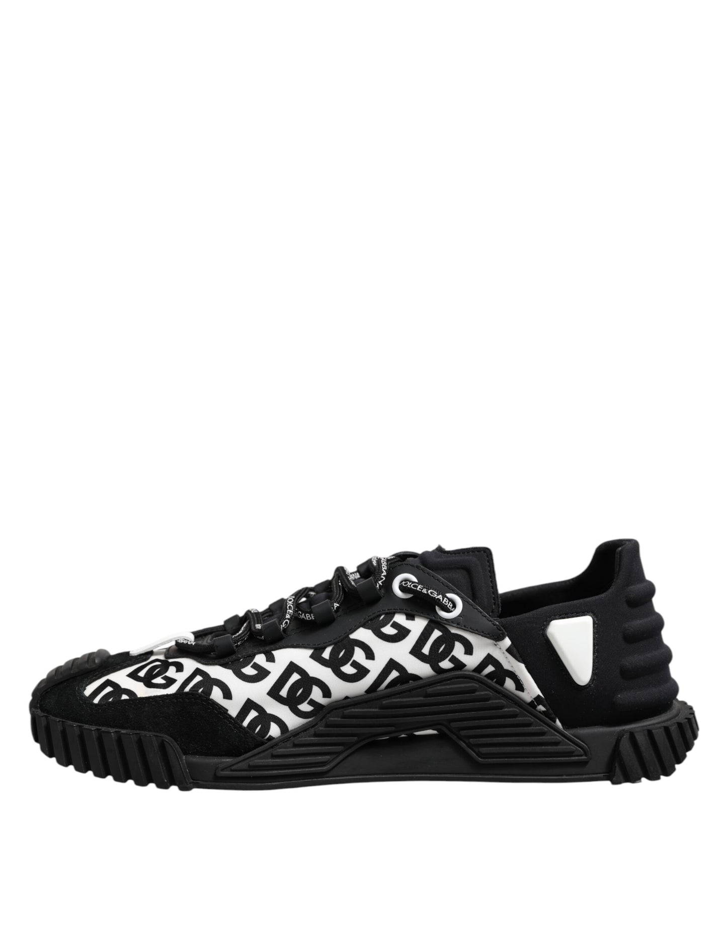 Black Logo Lace Up Low Top NS1 Sneakers Shoes