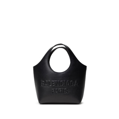 Black Leather Tote Bag