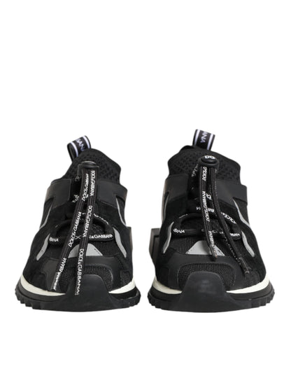 Black White Logo Sorrento Sneakers Shoes