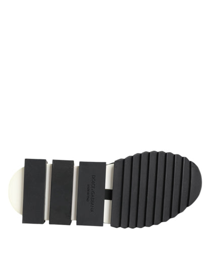 Black White Logo Sorrento Sneakers Shoes