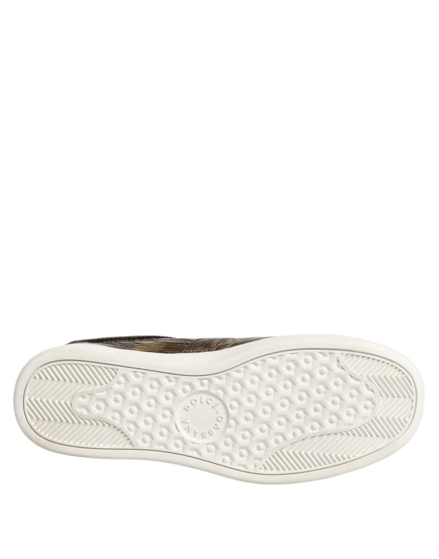 Brown Exotic Leather Low Top Sneakers Shoes