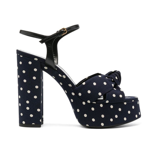 Bianca Polka-Dot Sandals