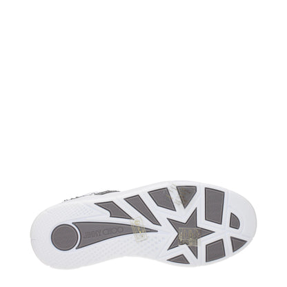 White Leather Chunky Sneakers