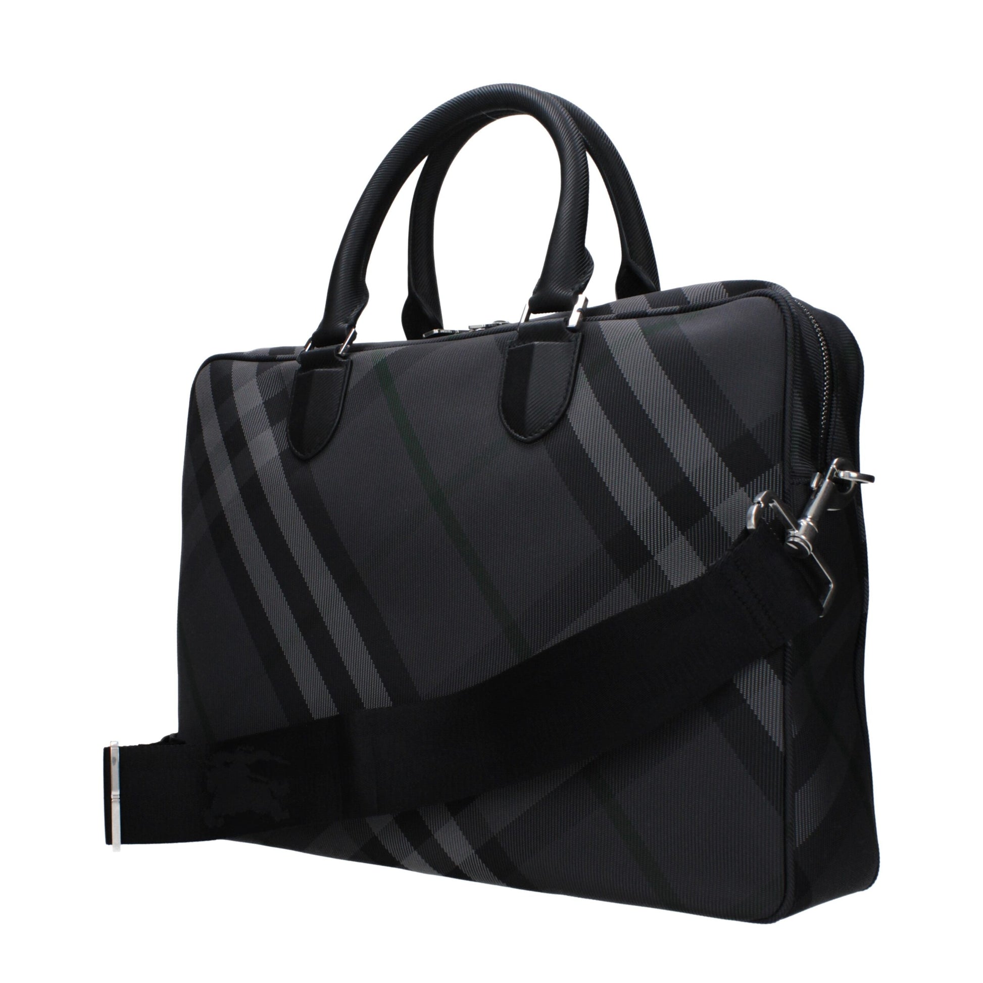 Gray Fabric Business And Laptop Bags