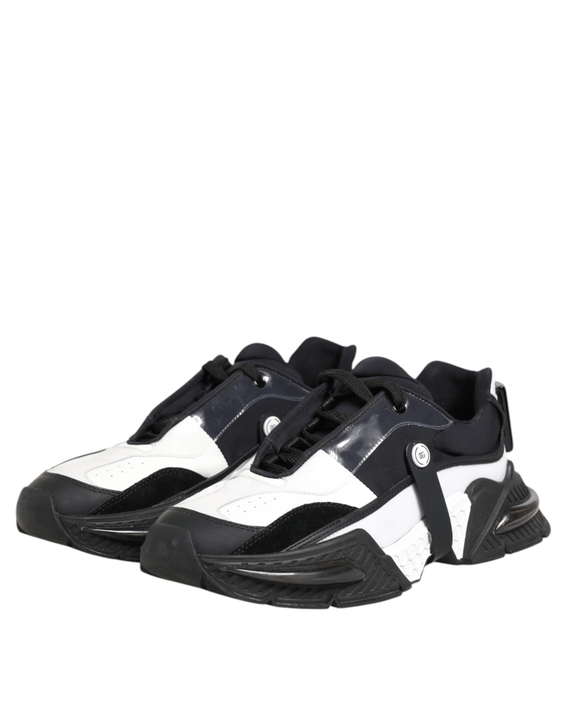 White Black Logo Airmaster Sneakers Shoes