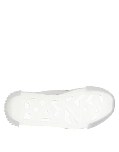 Silver Black Nylon NS1 Low Top Men Sneakers Shoes