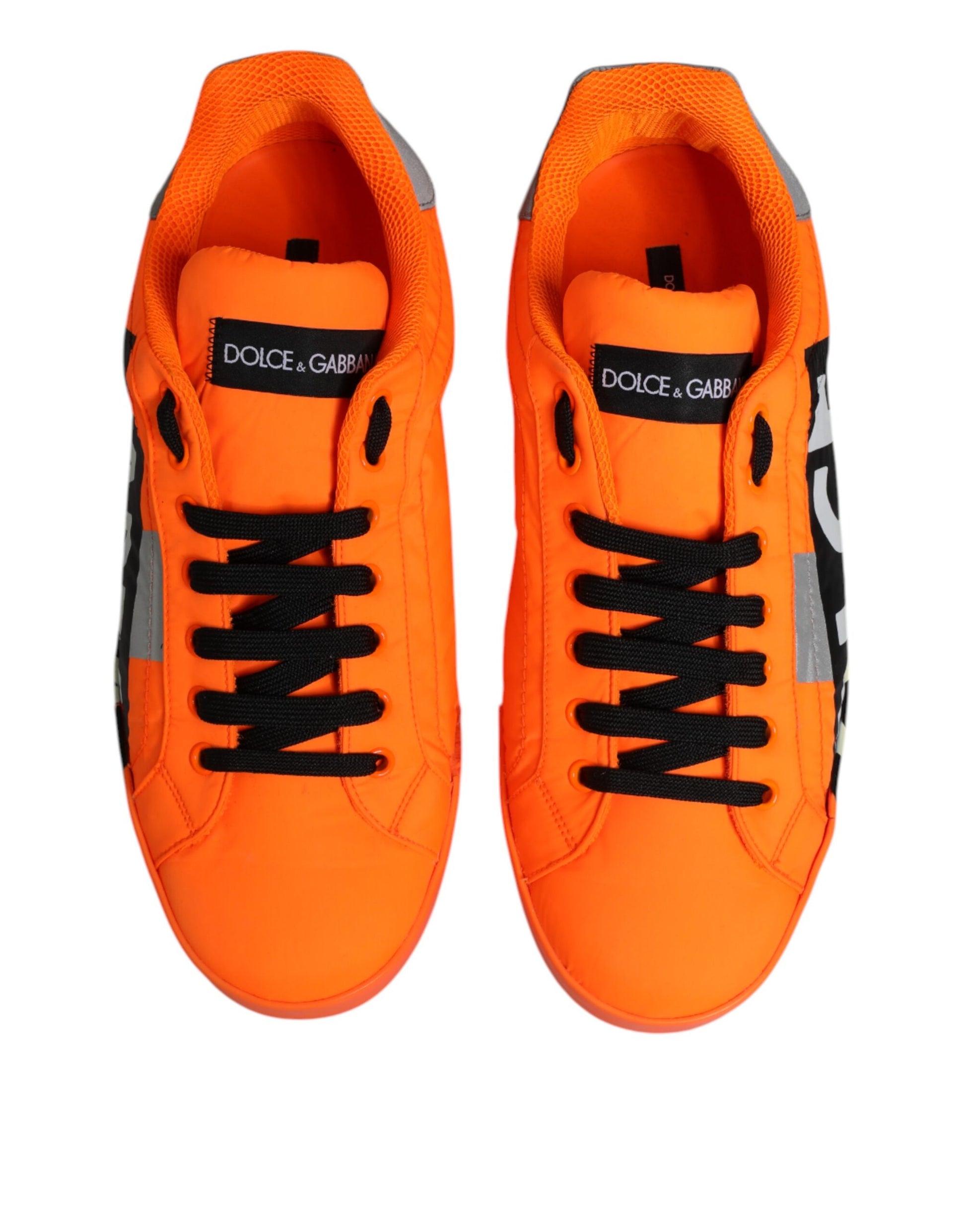 Orange Portofino Logo Tape Men Sneakers Shoes