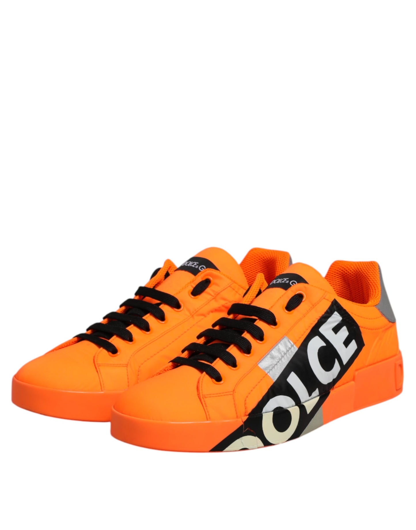 Orange Portofino Logo Tape Men Sneakers Shoes