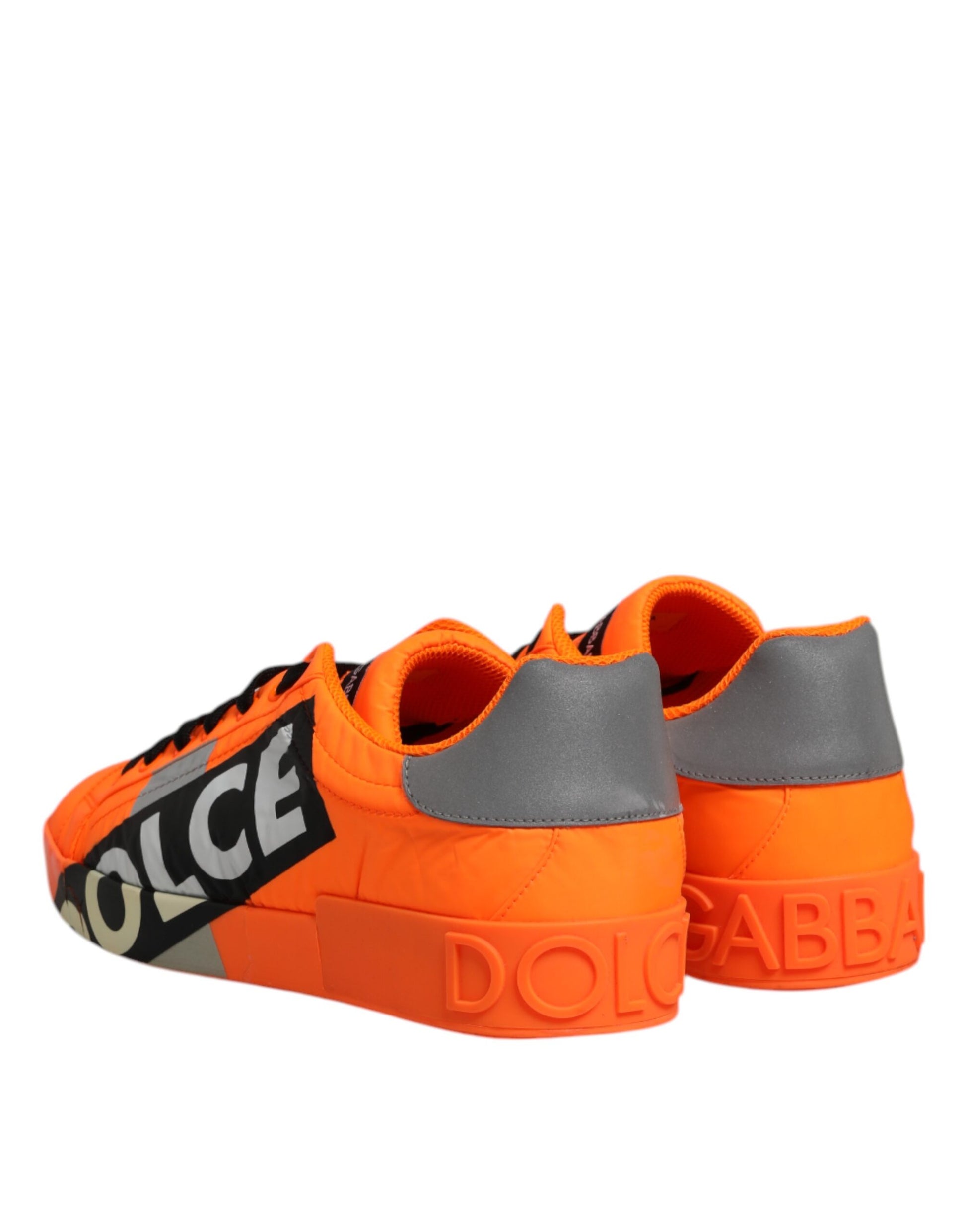 Orange Portofino Logo Tape Men Sneakers Shoes
