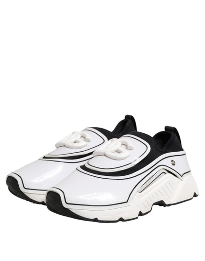 White Black Logo Plaque Daymaster Men Sneakers Shoes