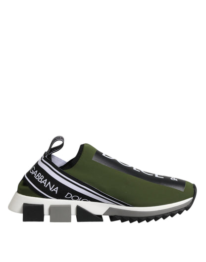 Green Logo Low Top Sorrento Men Sneakers Shoes