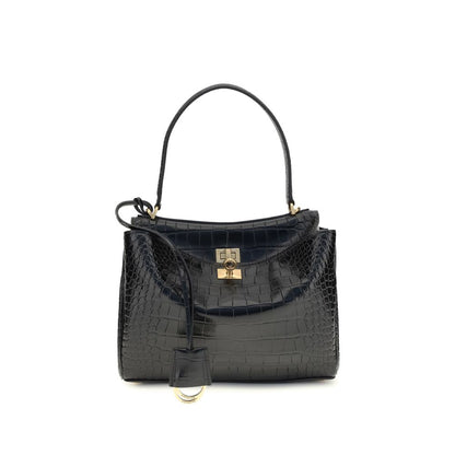 Rodeo Shoulder Bag in crocodile-print leather