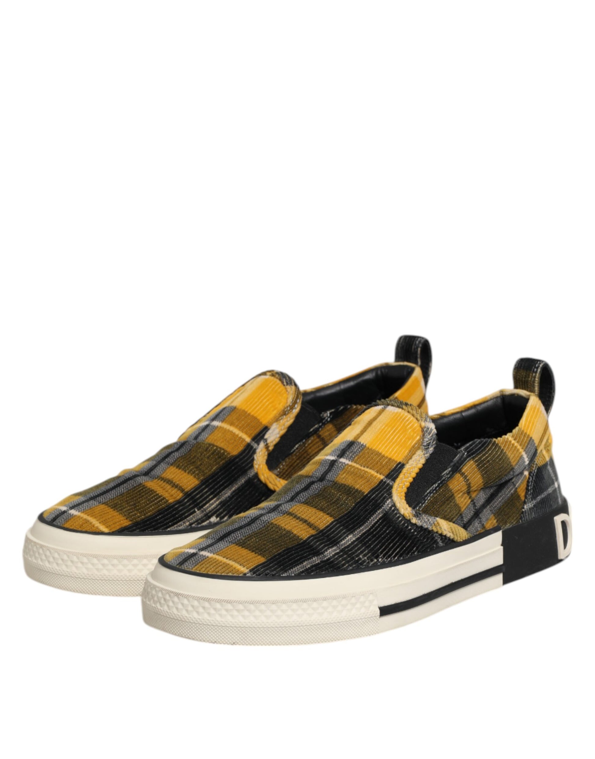 Multicolor Portofino Tartan Check Sneakers Shoes