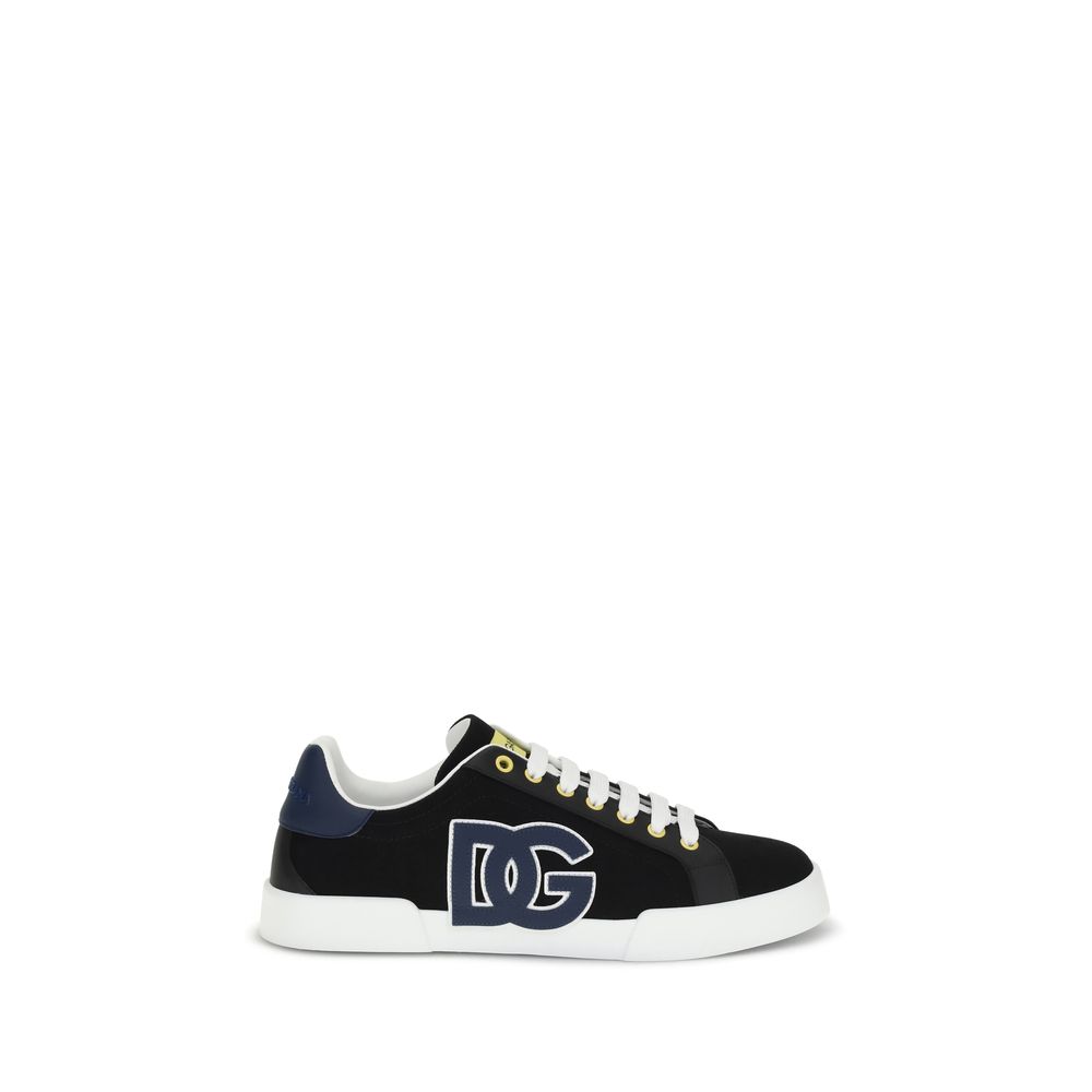Black Calf Leather Bos Taurus Low Top Sneakers