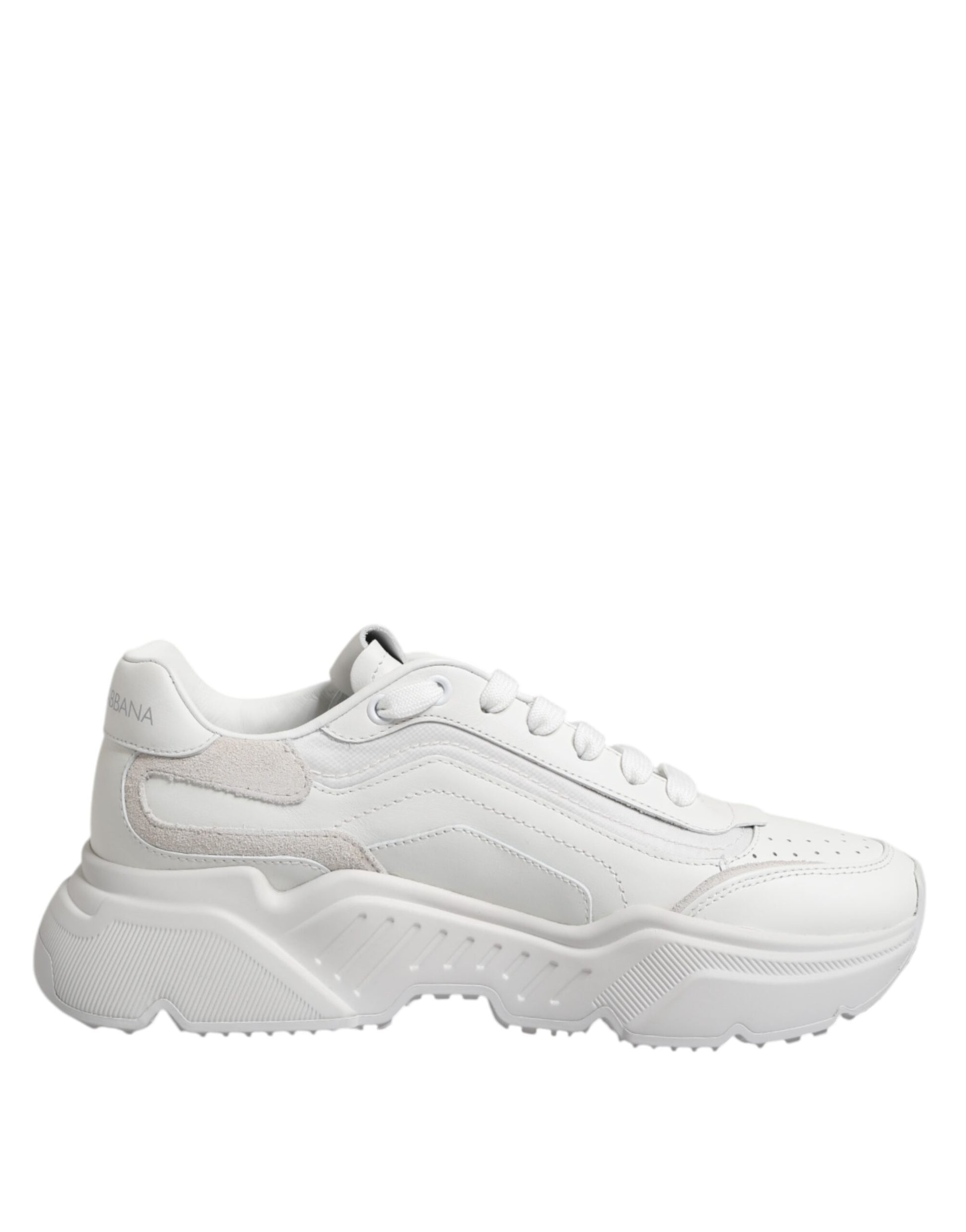 White Leather Daymaster Low Top Sneakers Shoes