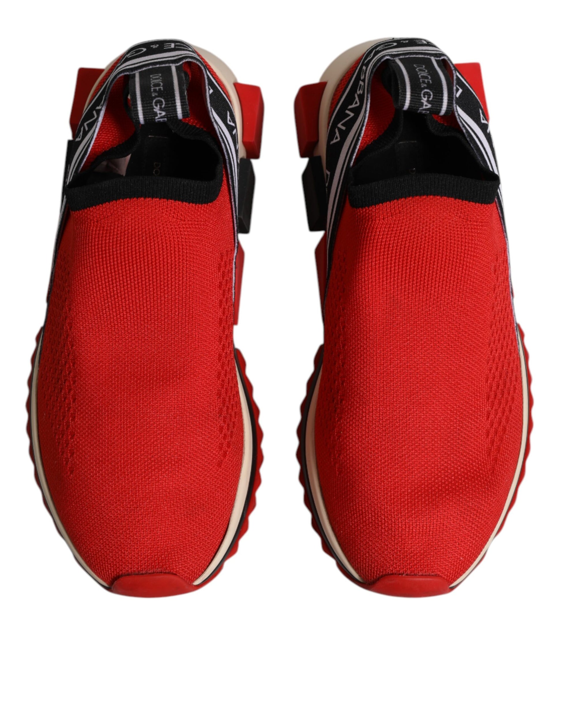 Red Sorrento Slip On Low Top Sneakers Shoes
