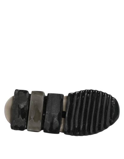 Black Sorrento Slip On Low Top Sneakers Shoes