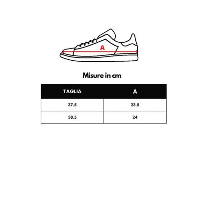 White Leather Low Top Sneakers