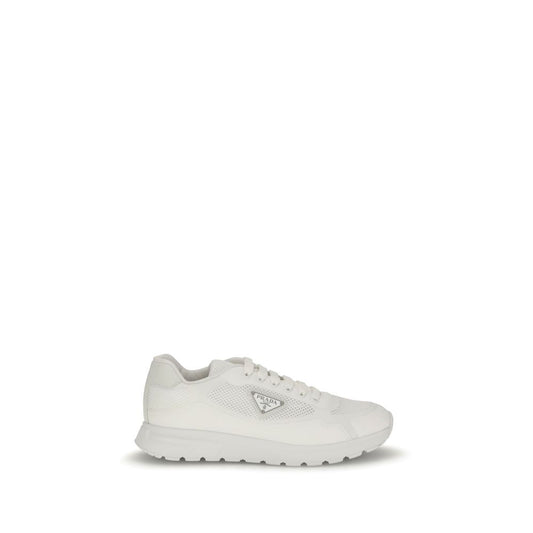 White Rubber Athletic Sneakers