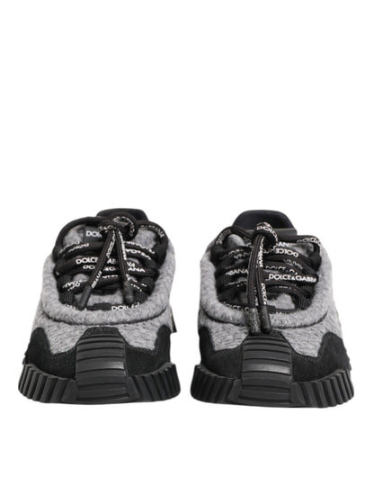 Black Gray NS1 Low Top Sneakers Shoes