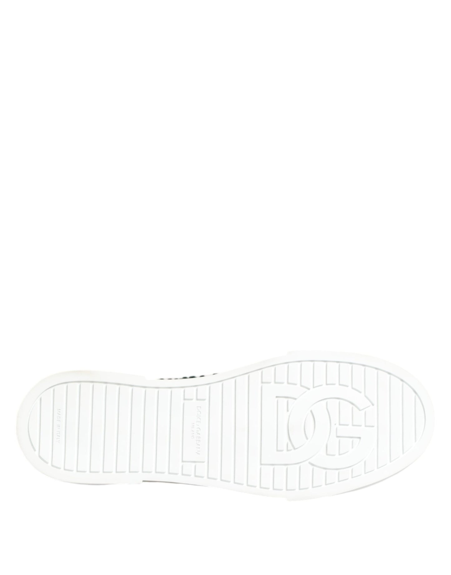 Green Portofino Crystal DG Logo Sneakers Shoes